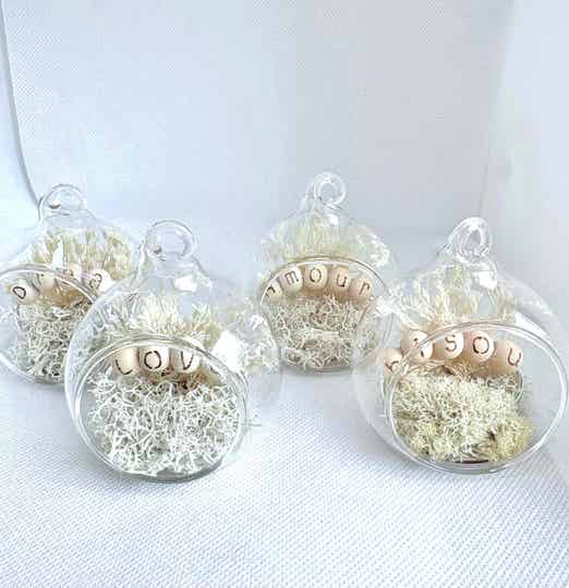 Sphère en verre à suspendre S