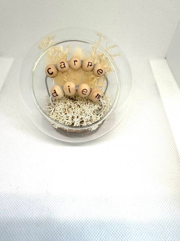 Sphère ouverte M avec message