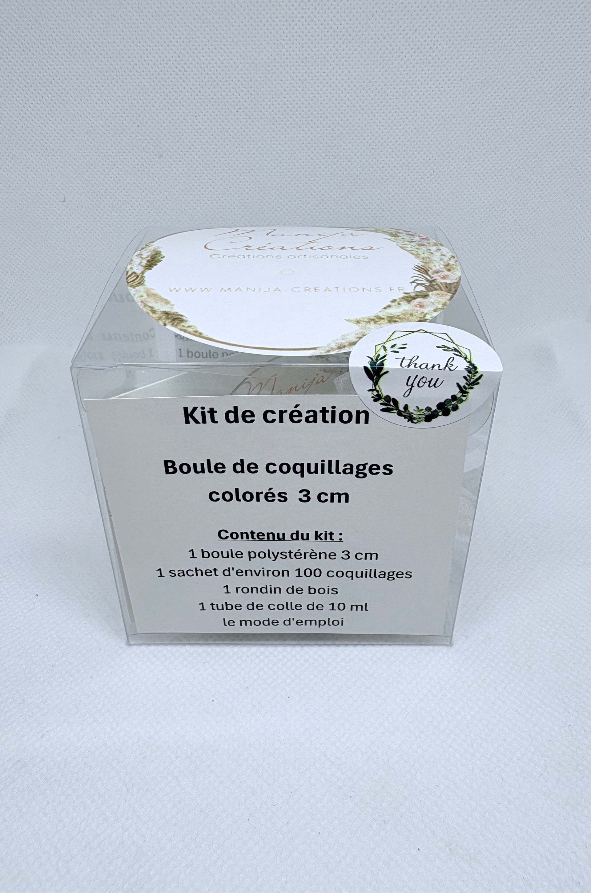 Kit coquillages colorés S