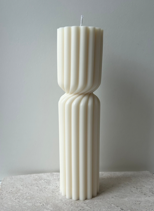 Twisted Pillar kaars lang