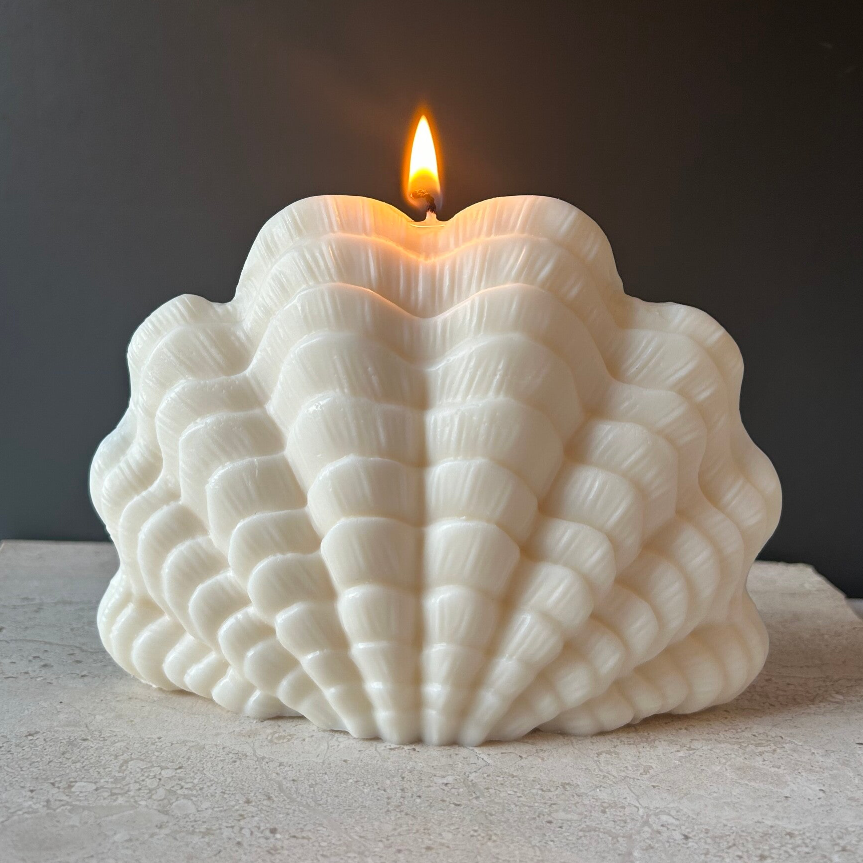 XL Oyster Shell kaars