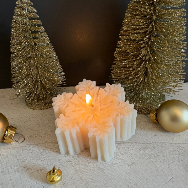 Snowflake kaars