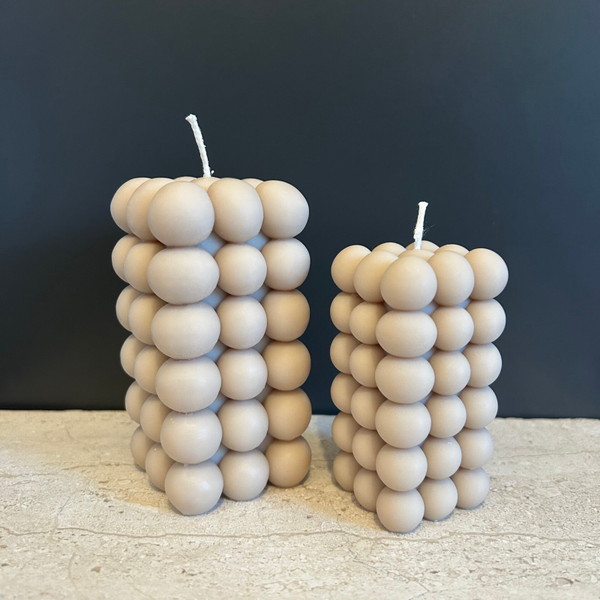 High Bubble kaarsenset 2 delig