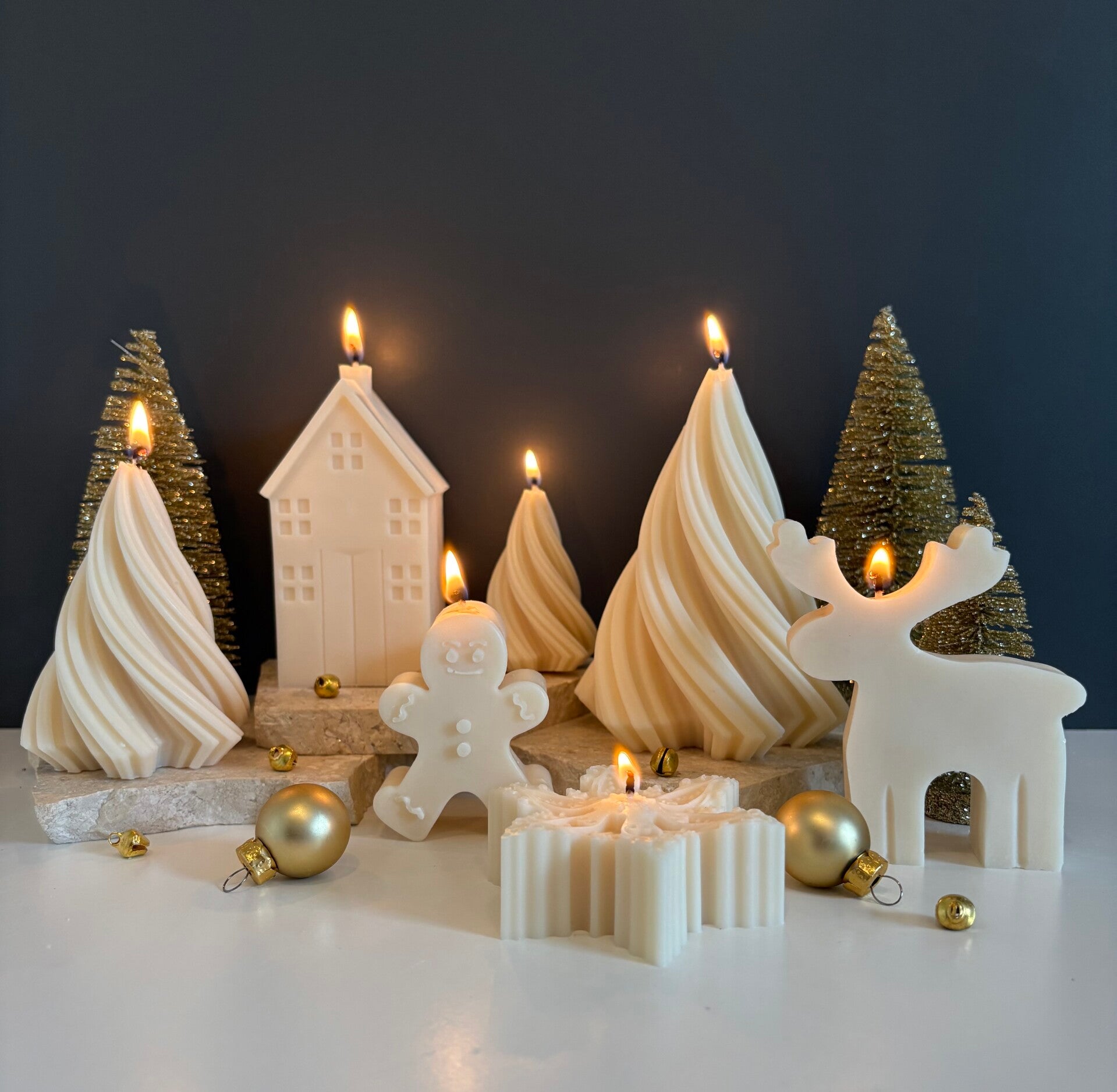 Christmas Town Medium kaarsenset