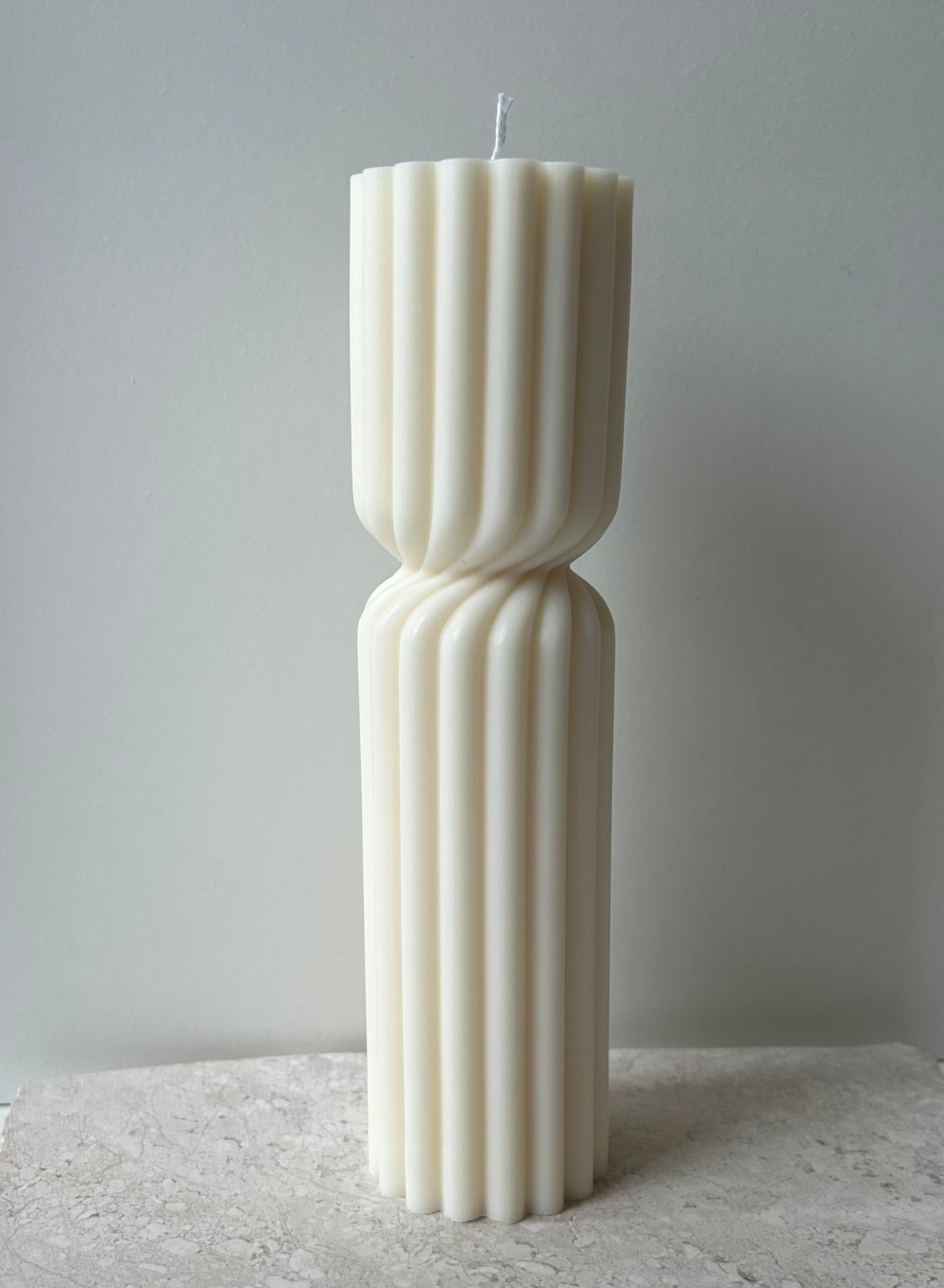 Twisted Pillar kaars lang