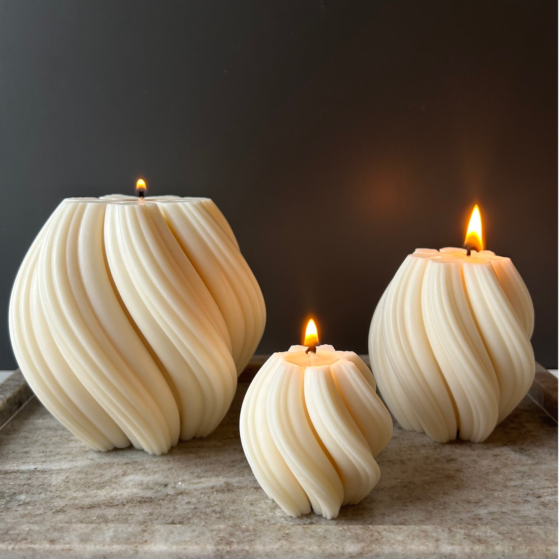 Swirl kaarsenset