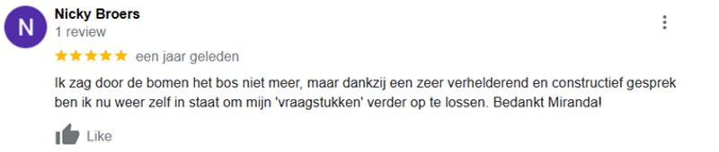 Review van iemand die door het bos de bomen niet meer zag