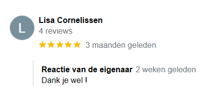 review voor rouwcoaching bij Coaching de Reflectie