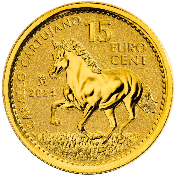 1/10 ONZA DE ORO CABALLO CARTUJANO 2024