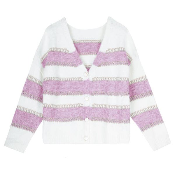 Cardigan Touch of Gold Pink