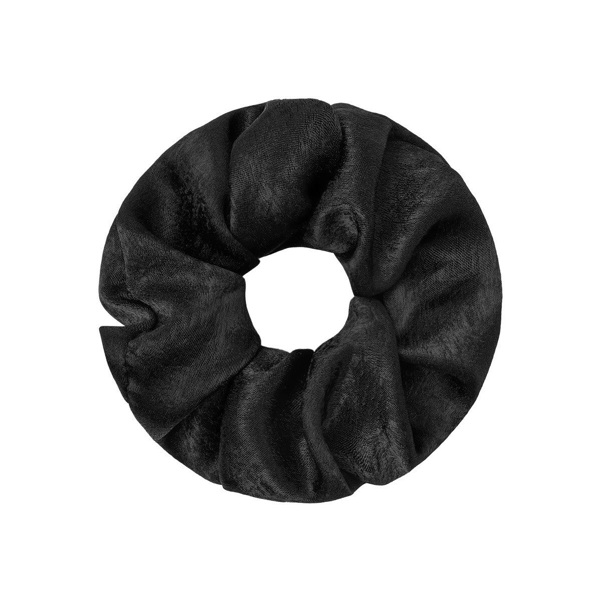 Scrunchie Satin Black