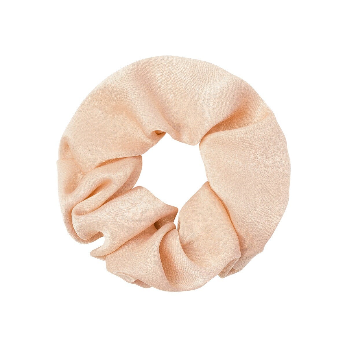 Scrunchie Satin Beige
