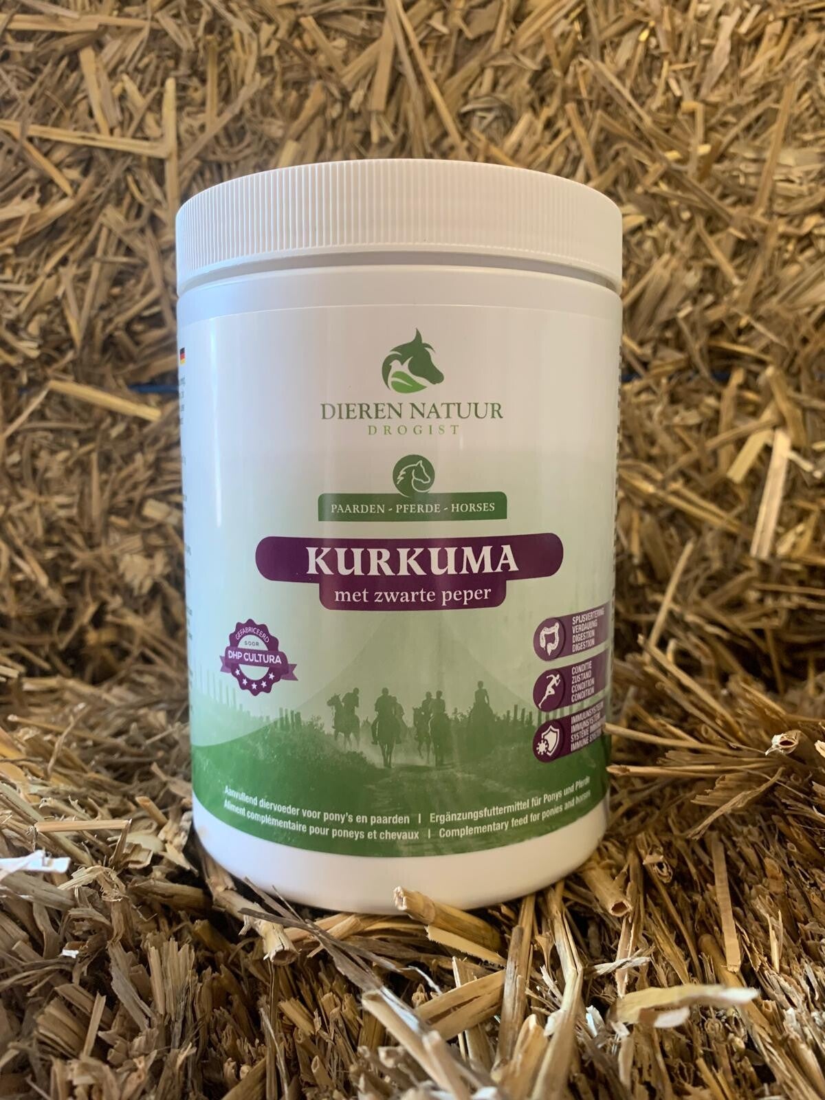 Kurkuma met zwarte peper