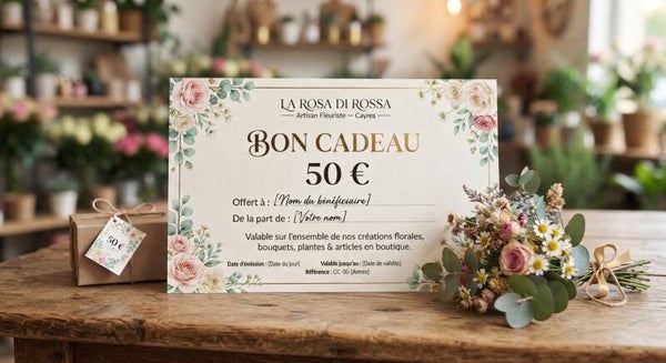 Bon cadeau 50 €