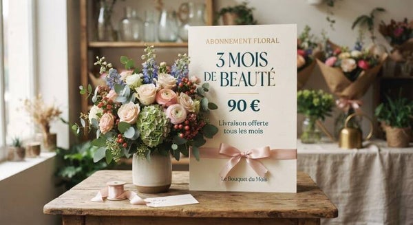 Abonnement floral 3 mois