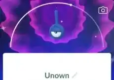 Shiny Unown !