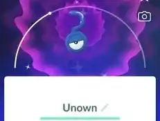 Shiny Unown ?