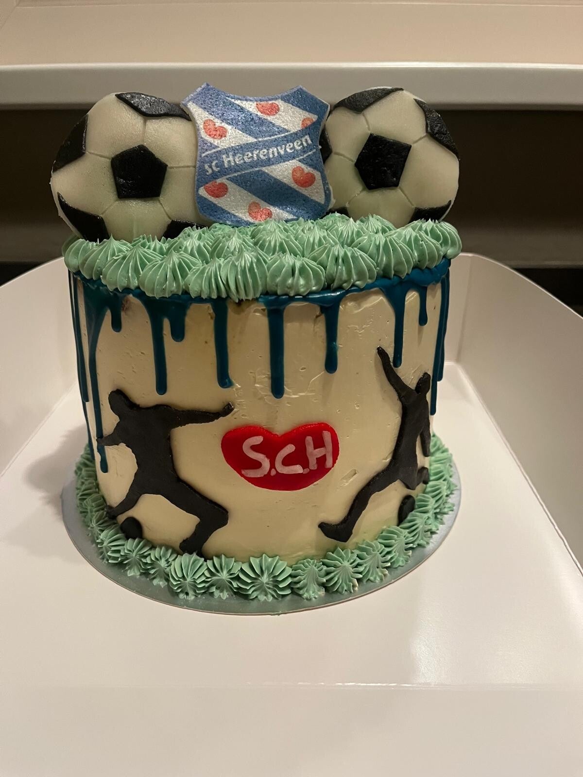 Voetbal taart