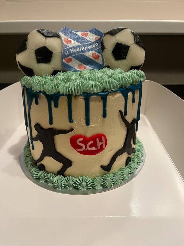 Voetbal taart