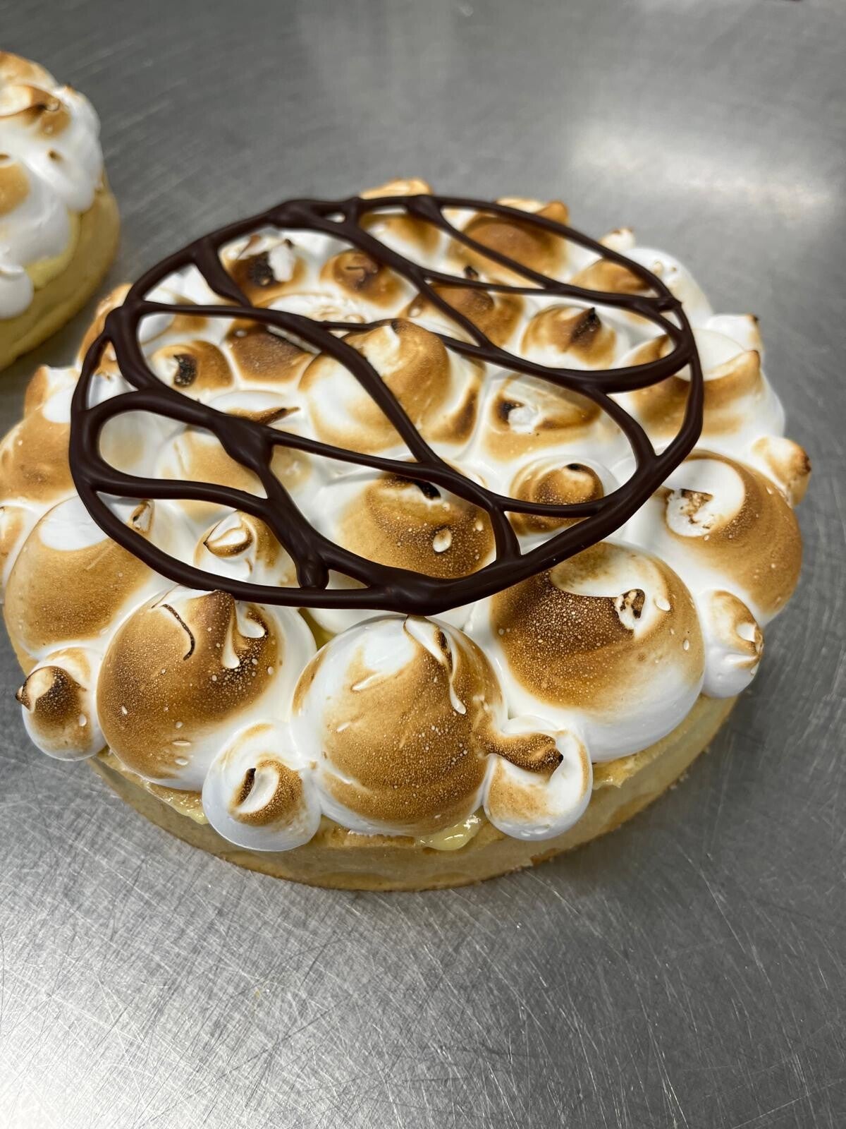 Citroen meringue taartje