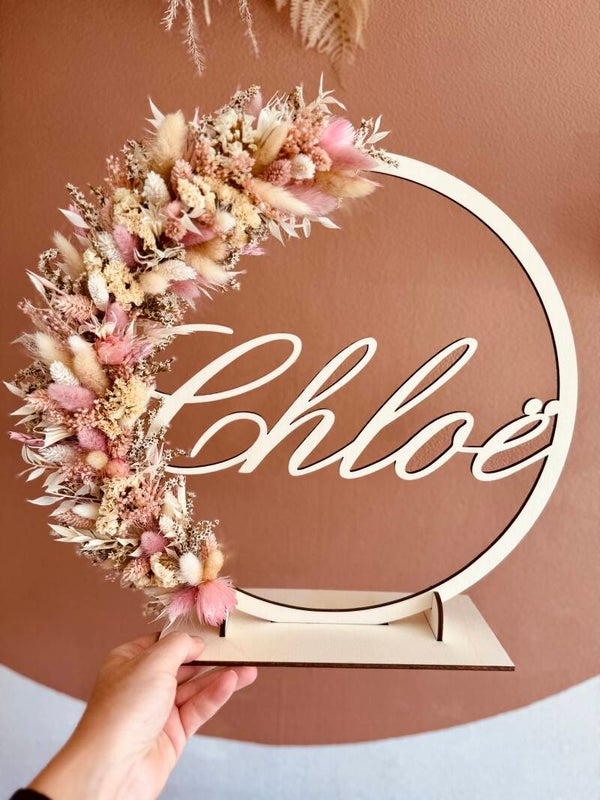 Vullen van eigen flower hoop