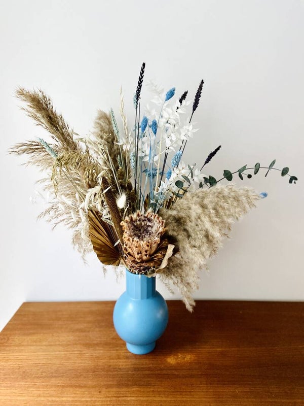 Vaas keramiek lichtblauw