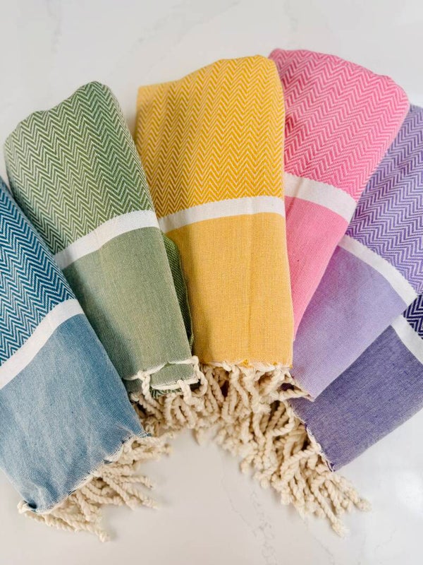 Fouta met visgraat