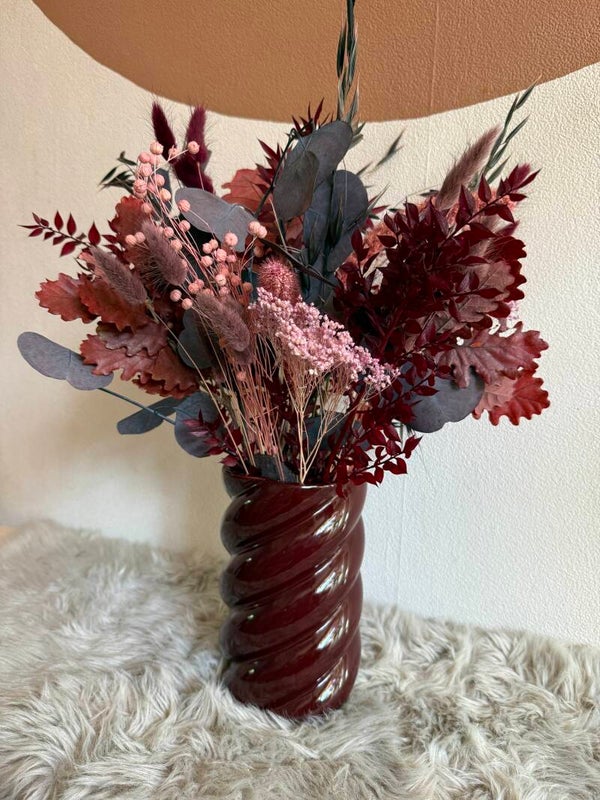 Vaas swirl bordeaux