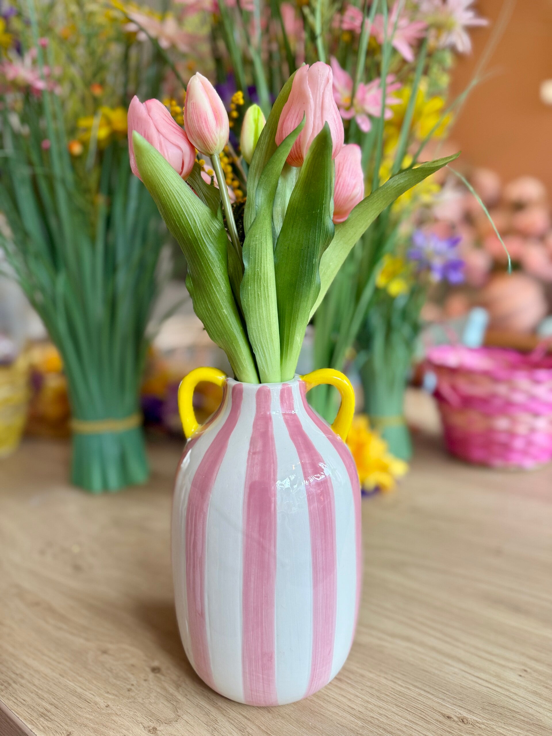 vaas gestreept met 2 oortjes