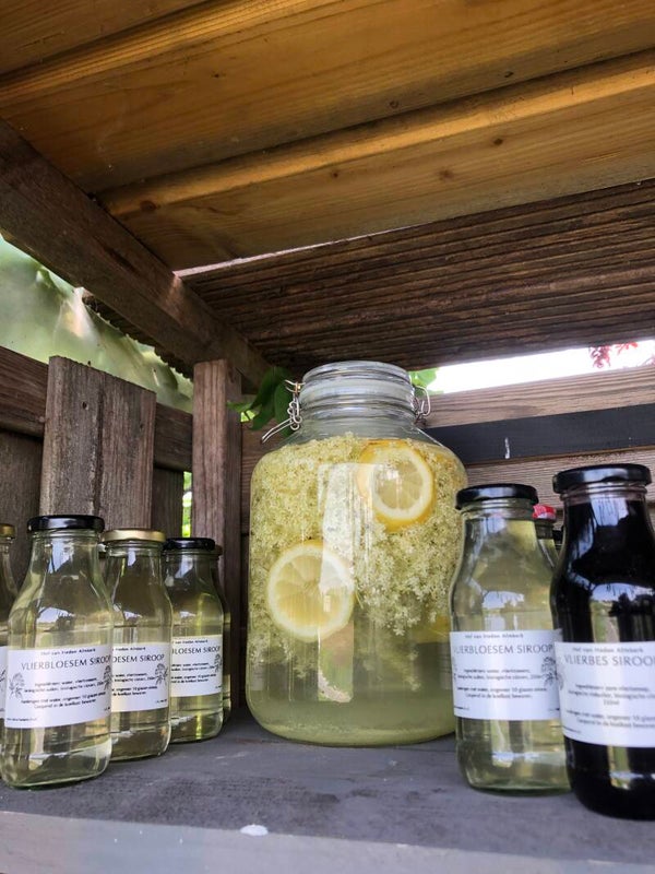 Jam en siroop van de tuin