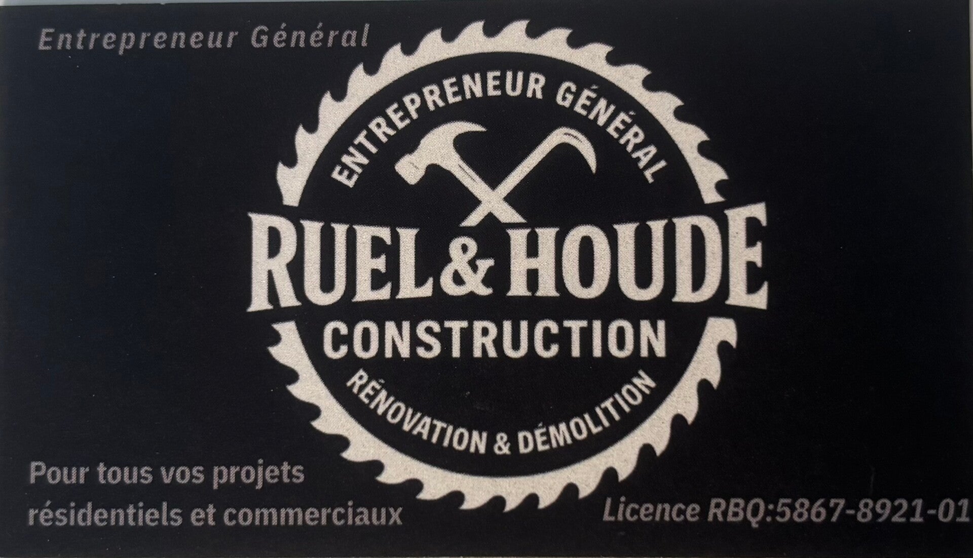 Logo Contrtuction Rénovation Démolition Ruel et Houde