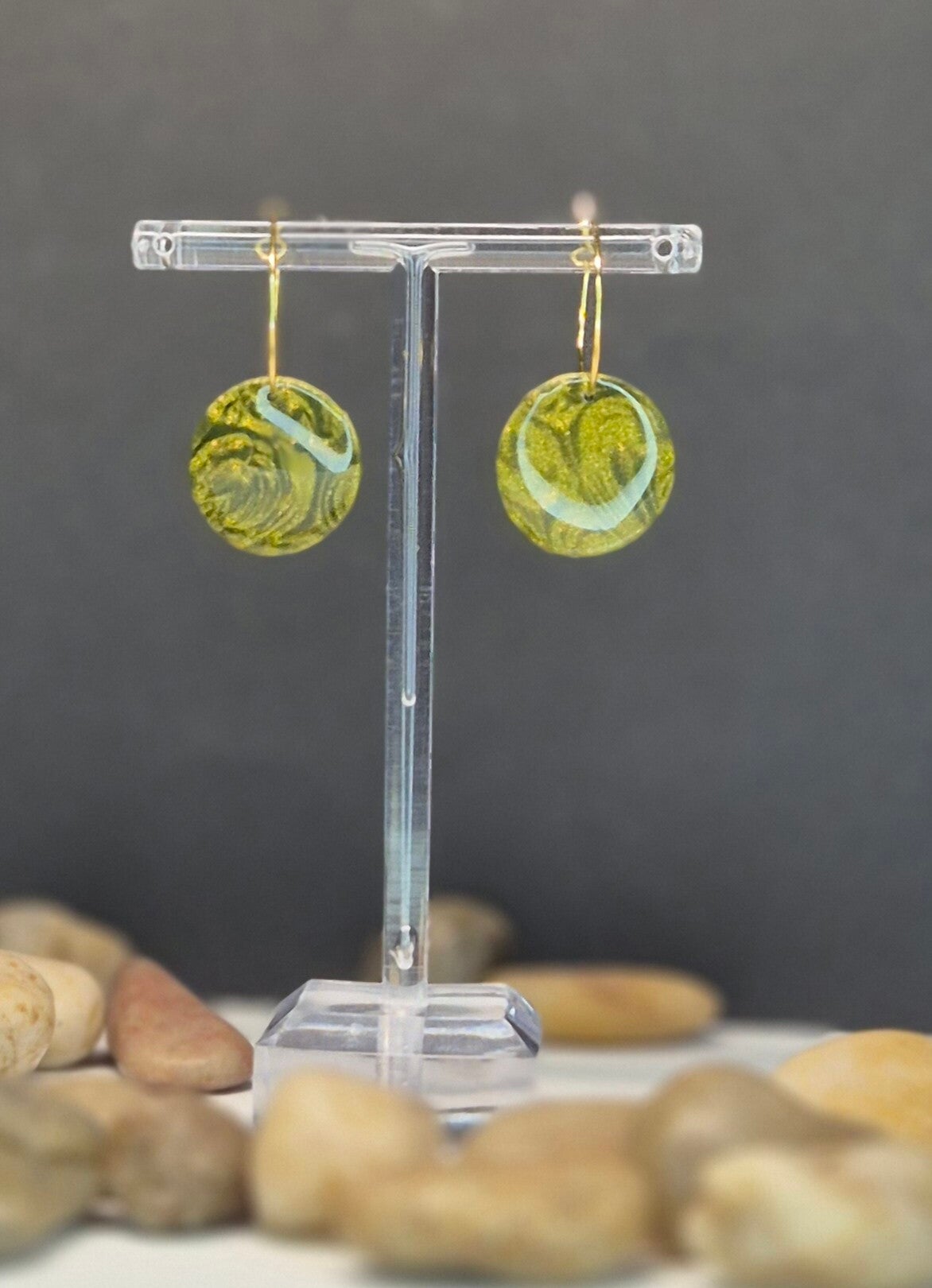 Luna con aro OTOÑO verde oliva