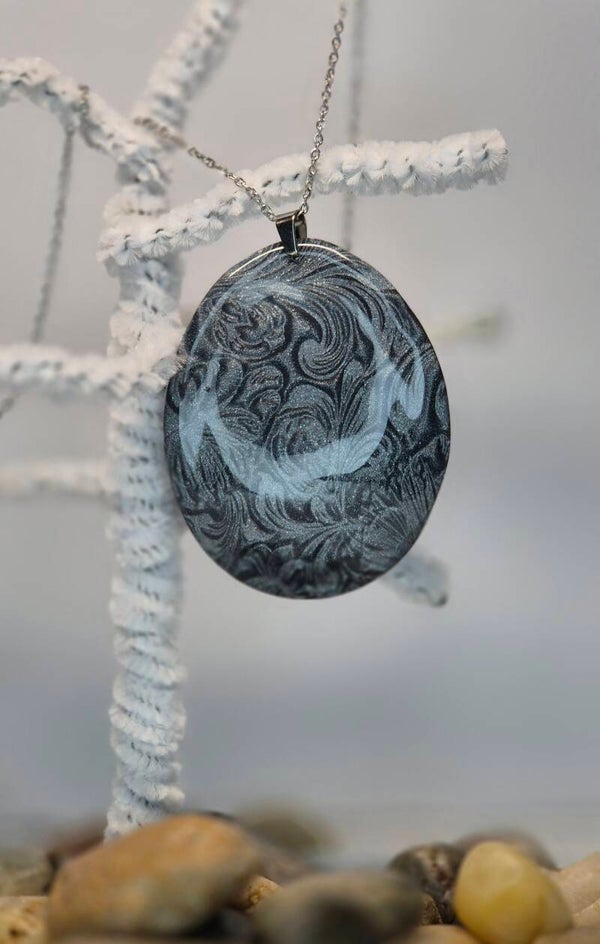 Colgante Huevo OTOÑO piedra