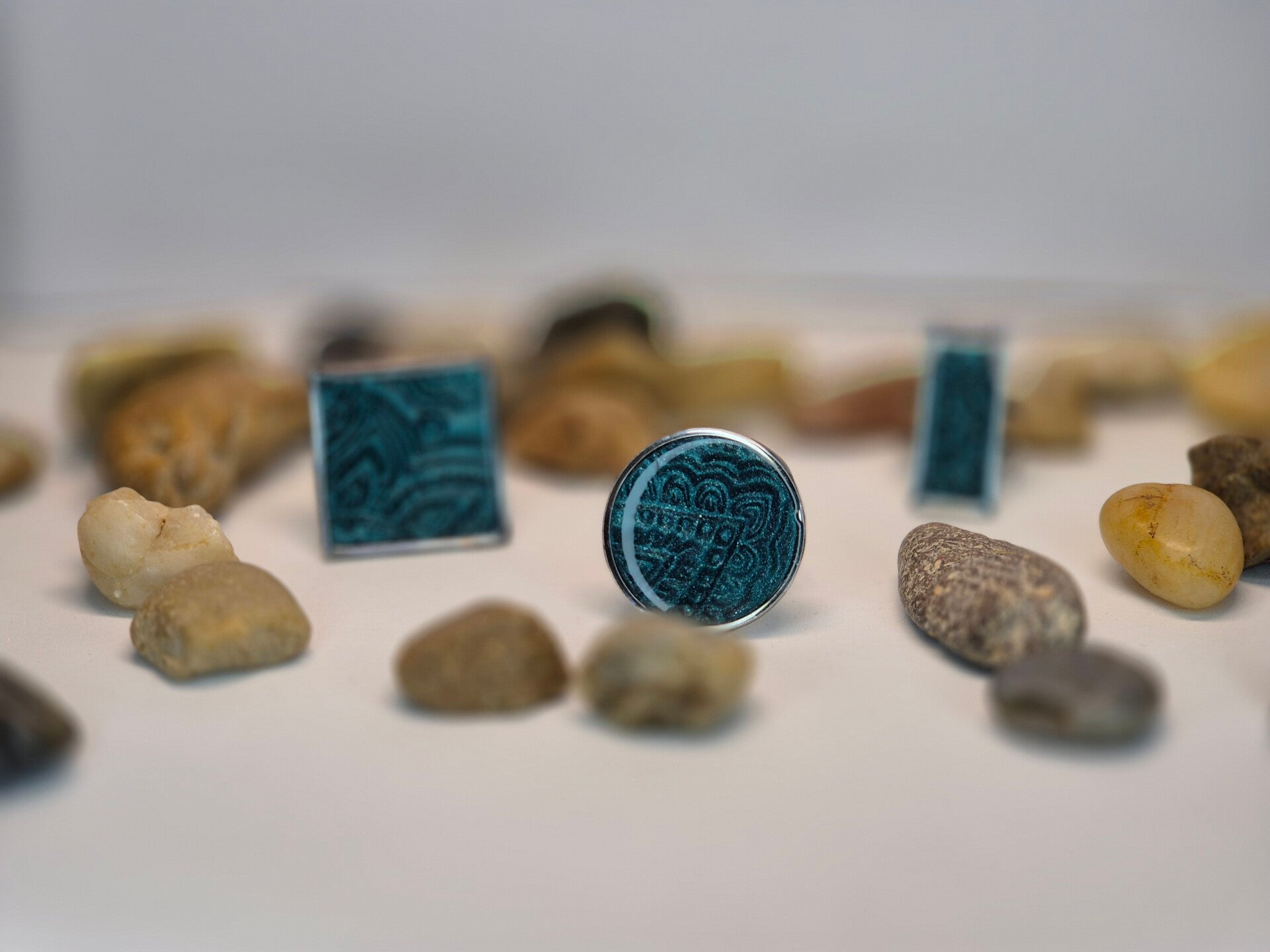 Anillos  OTOÑO esmeralda