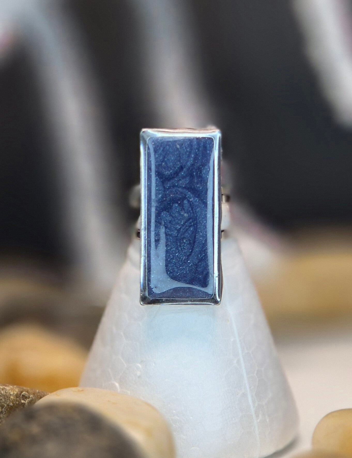 Anillos  OTOÑO azul