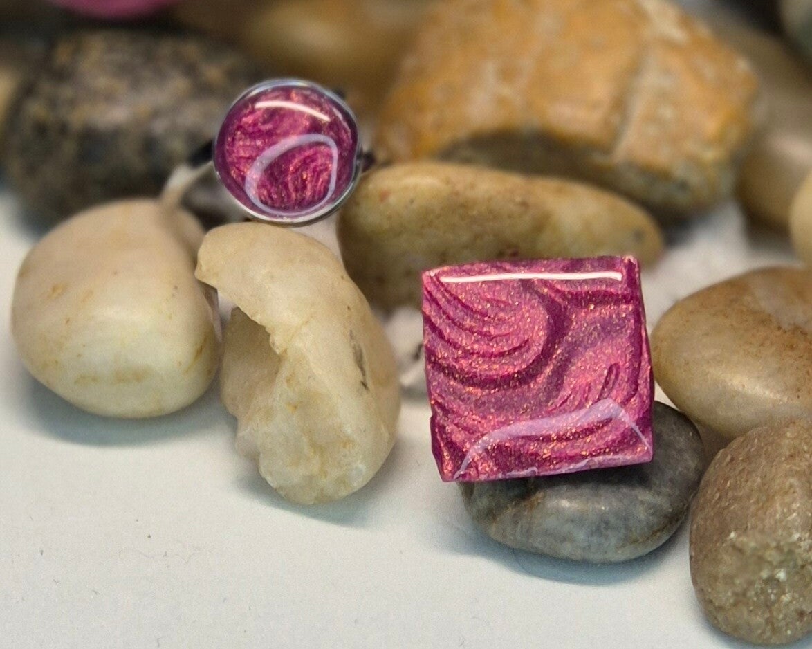 Anillos  OTOÑO guinda