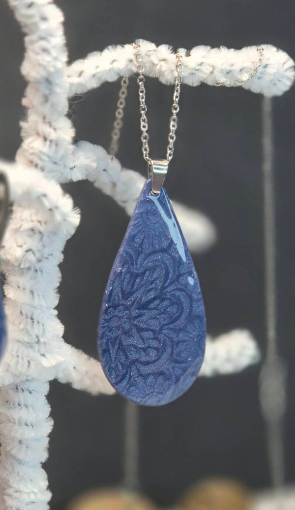 Colgante Alegría midi OTOÑO azul