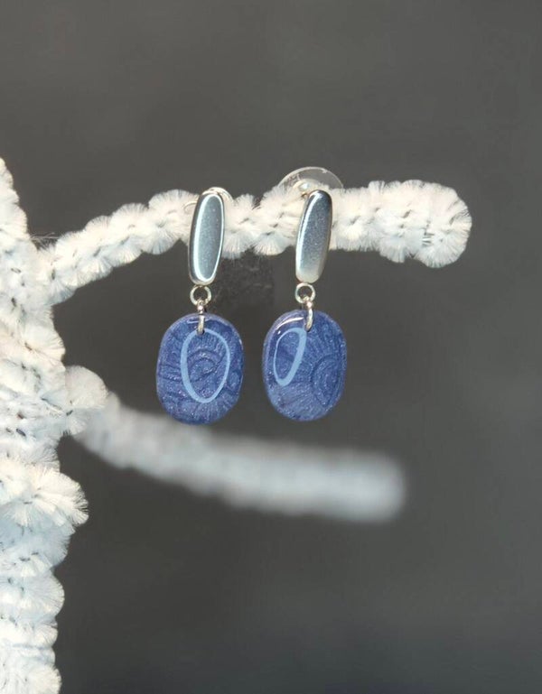 coqueta engarzada OTOÑO azul