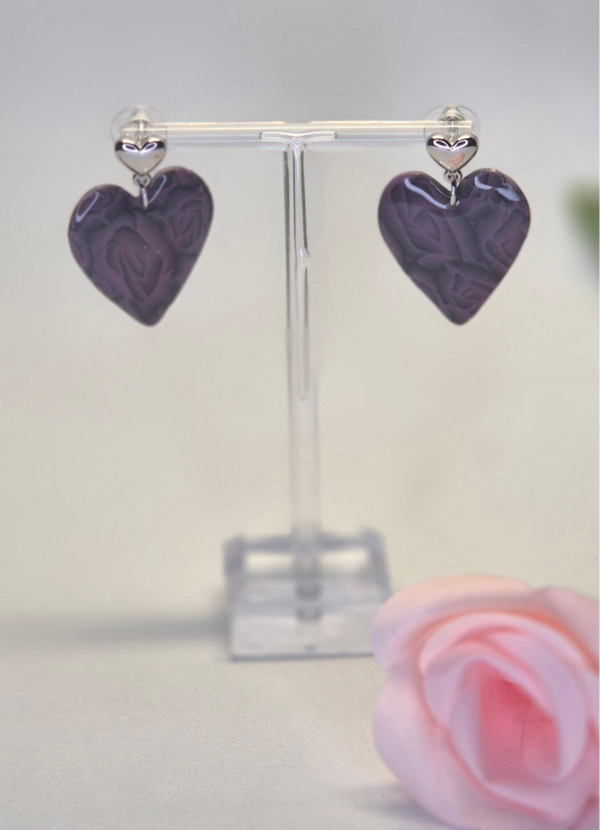 San Valentín rosa estamapada grande