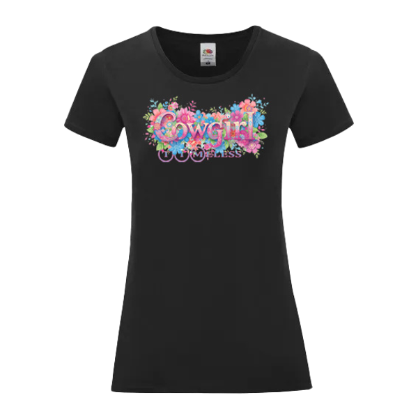 T-shirt Timeless Cowgirl Flowers.
