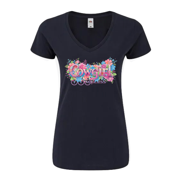 T-shirt Timeless Cowgirl Flowers.