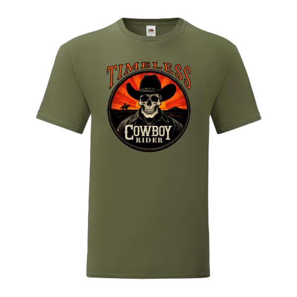 T-shirt Timeless Skull Cowboy Rider.