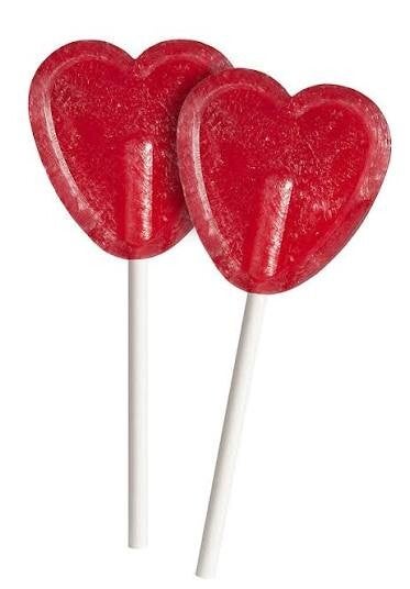 Sucette Corazon Rouge