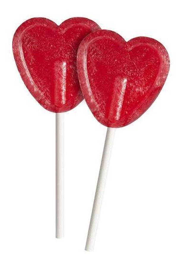 Sucette Corazon Rouge