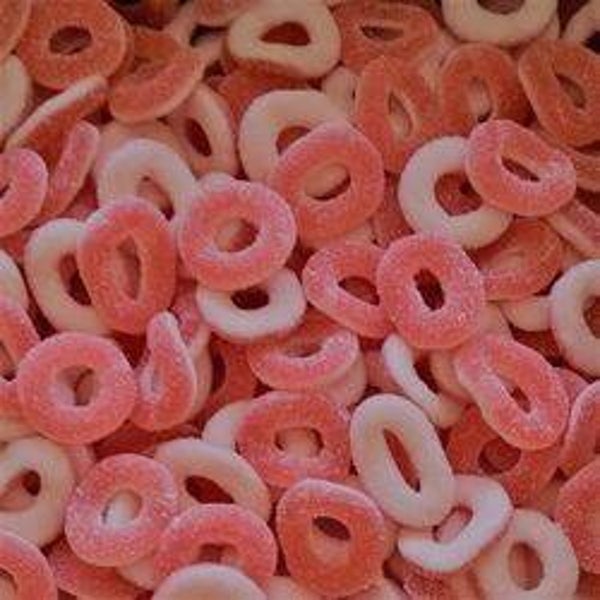 Anneaux sucrée goût fraise