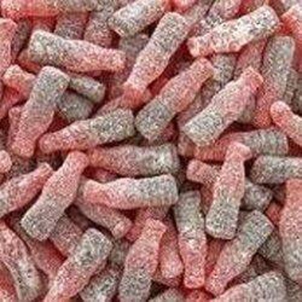 Bouteille cherry cola sucrée