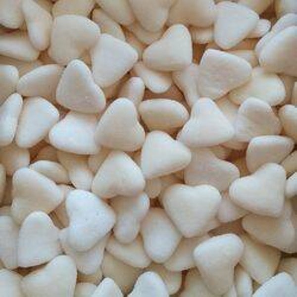 Cœurs blanc sucrée