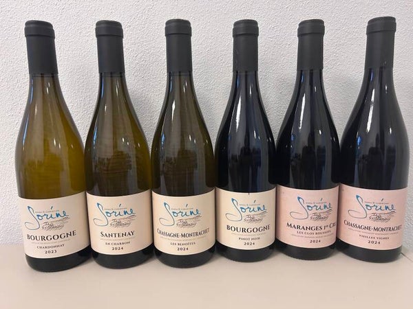Smagekasse - domane Sorine - Santenay området i Bourgogne