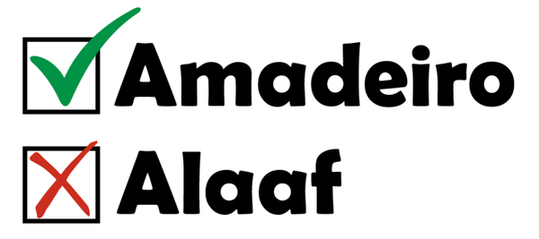 Amadeiro vs Alaaf | strijkembleem (9,0 x 4,0 cm)