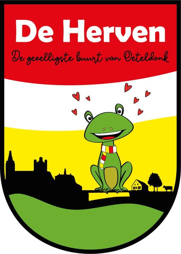 De Herven | strijkembleem (7,5 x 10,5 cm)